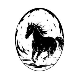 Dynamic Galloping Horse