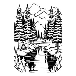 Tranquil Pine River