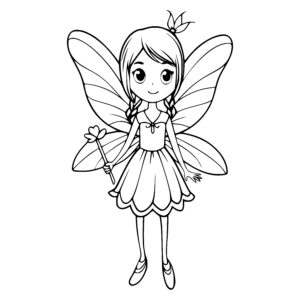 Cheerful Flower Fairy