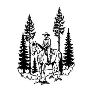 Rider in Nature