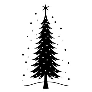 Winter Tree with Star