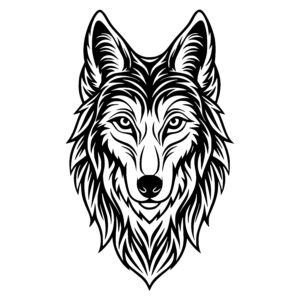Intense Wolf Gaze