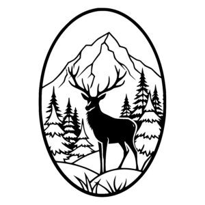 Stag on the Hilltop