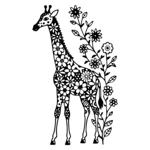 Floral Giraffe Dance