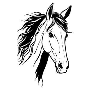 Majestic Horse Head