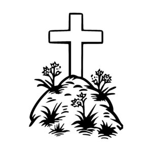 Peaceful Cross Mound