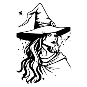 Confident Cloaked Witch