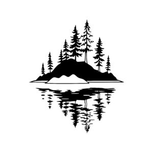 Island Reflection Serenity