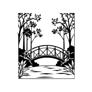 Natures Tranquil Bridge