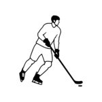 Hockey Action Pose