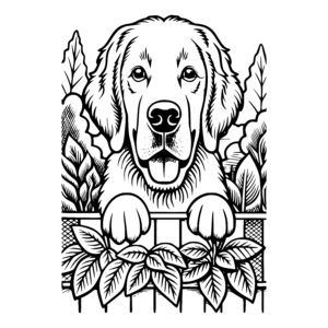 Curious Golden Retriever