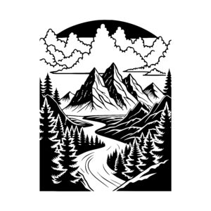 Tranquil Mountain Landscape