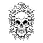 Rose-crowned Skull