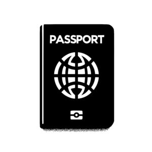 Travel Passport Emblem