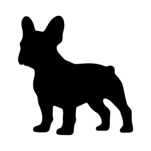 Strong French Bulldog Outline