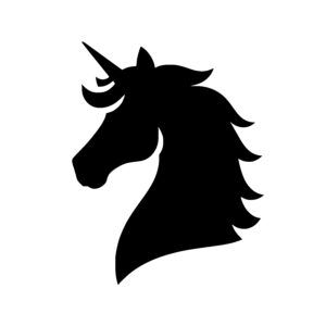 Graceful Unicorn Portrait