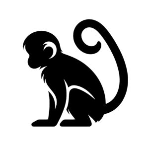 Curled Tail Monkey
