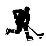 Focused Hockey Skater