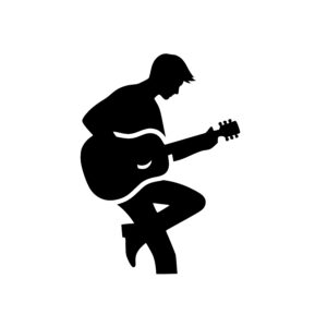 Relaxed Guitar Player