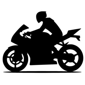 Dynamic Motorcycle Rider