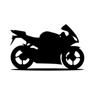 Sleek Sportbike Outline