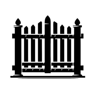 Wooden Entrance Gate