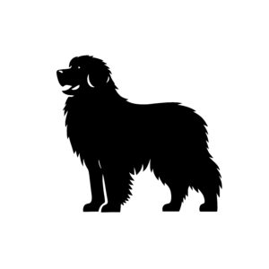 Happy Dog Silhouette