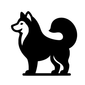 Fluffy Friend Silhouette