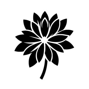 Lotus Blossom Outline