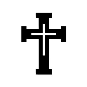 Geometric Cross Shape