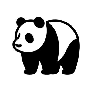 Panda Profile Pose