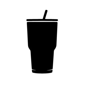 Straw Top Cup