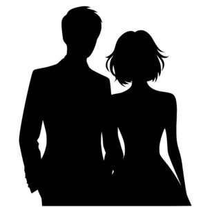 Elegant Duo Silhouette