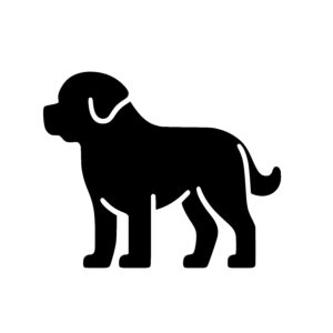 Sturdy Dog Silhouette