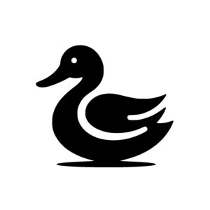 Calm Floating Duck