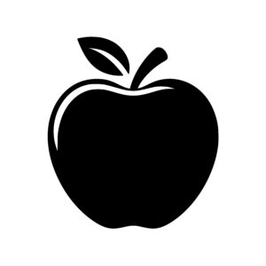 Apple Leaf Silhouette