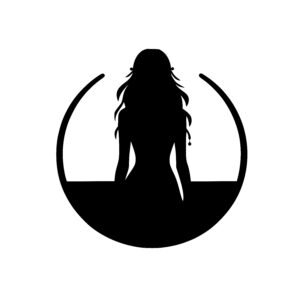 Whispering Woman Silhouette