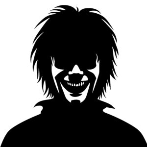 Creepy Grinning Figure