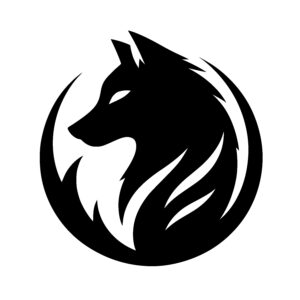 Dynamic Wolf Emblem