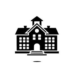 School Building Silhouette