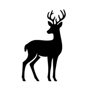 Alert Deer Figure