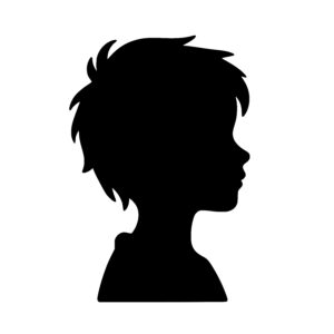 Playful Child Silhouette