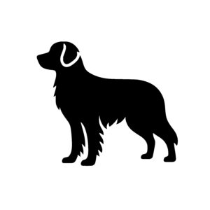 Proud Retriever Silhouette
