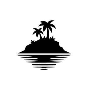 Leaning Palm Island