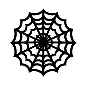 Spider Web Silhouette