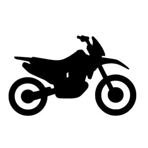 Dirt Bike Silhouette