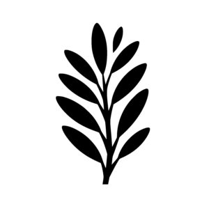 Leafy Stem Silhouette