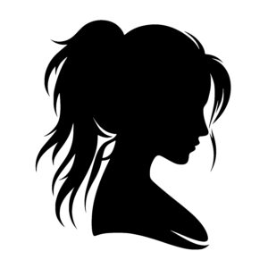 Woman Poised Profile