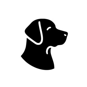 Friendly Labrador Silhouette
