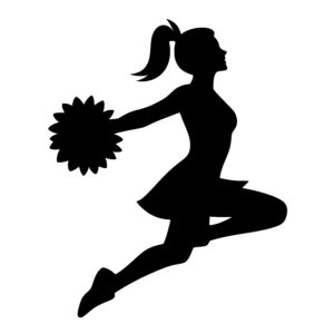 Dynamic Cheerleader Jump